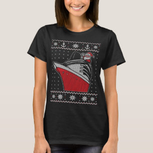 Bateau de croisières de Noël Père Noël laide Sweat