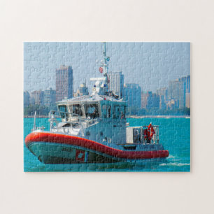 Bateau de garde-côte. Puzzle