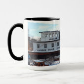 Bateau de la rivière Mississippi Café Mug (Gauche)