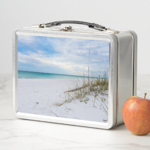 Bateau De Mer Et Plage De Sable Blanc Lunchbox Du