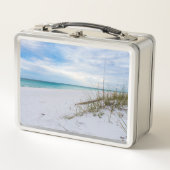 Bateau De Mer Et Plage De Sable Blanc Lunchbox Du  (Devant)