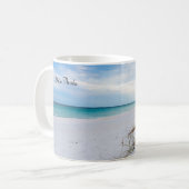 Bateau De Mer Et Plage De Sable Blanc Matin Mug Cl (Devant gauche)