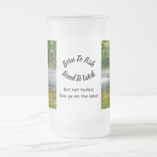 Bateau De Pêche En Déplacement Mug Frosted (Centre)