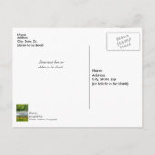 Bateau de pêche en mouvement Carte postale vierge (Dos)