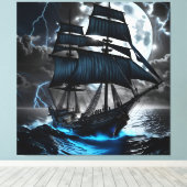 bateau de pirates toile enveloppée (Insitu (Plancher de Bois))