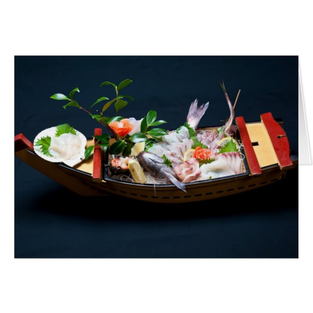 Bateau de sashimi (Devant horizontal)