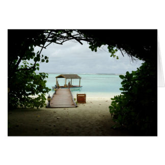 Bateau d'île des Maldives