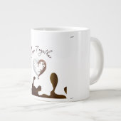Bateau Ensemble Saint Valentin Mug Coeur de chocol (Devant droit)