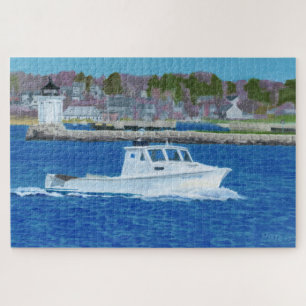 Bateau homardier Portland, Maine Puzzle 1014 pièce