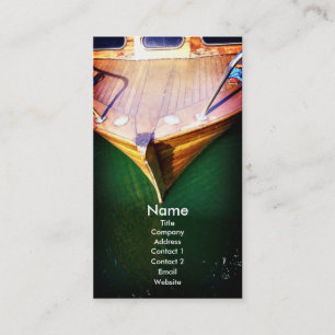 Bateau, modèle de carte de visite