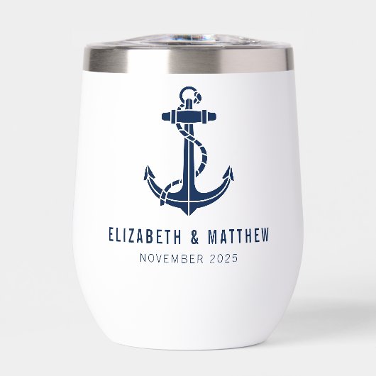 Bateau moderne Ancre Plage Mariage Swag Custom (Avant)