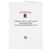 Bateau Nautique Abstrait phare Anniversaire (Dos)