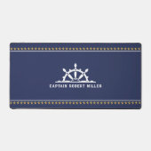 Bateau nautique blanc et bleu pendant des étoiles  (Recto)