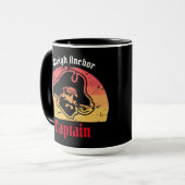 Bateau pirate capitaine Mug (Devant gauche)