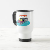 Bateau Ponton personnalisé Voyage de la Mug (Devant gauche)