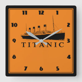 Bâteau populaire vierkante klok