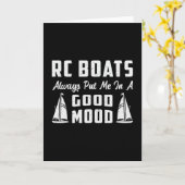 Bateau RC Me Met De Bonne Humeur Modèle Drôles Bat (Fleur jaune)