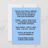 BATEAU ROUGE AVEC POISSON SUR ~ INVITATION À LA RE (Dos)