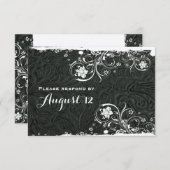 Bateau RSVP noir blanc rustique (Devant / Derrière)