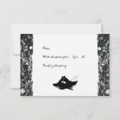 Bateau RSVP noir blanc rustique (Dos)