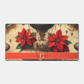 Bateau Steampunk personnalisé avec Poinsettia (Recto)