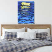 Bateau Sur La Toile De Mer Imprimer - Peinture (Insitu(Chambre))