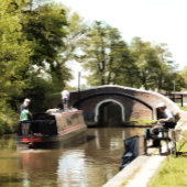 BATEAU SUR LE CANAL JETTE Couverture