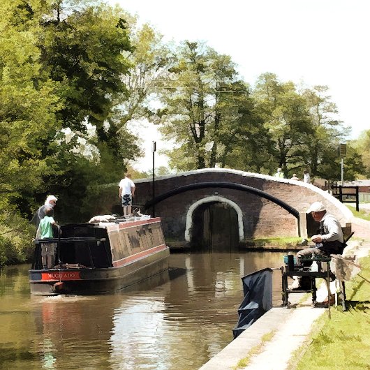 BATEAU SUR LE CANAL JETTE Couverture