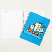 Bateau traditionnel chinois rouge de type jonque s (Devant avec enveloppe)