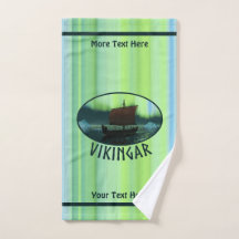 Bateau Viking Sous Lumière Du Nord