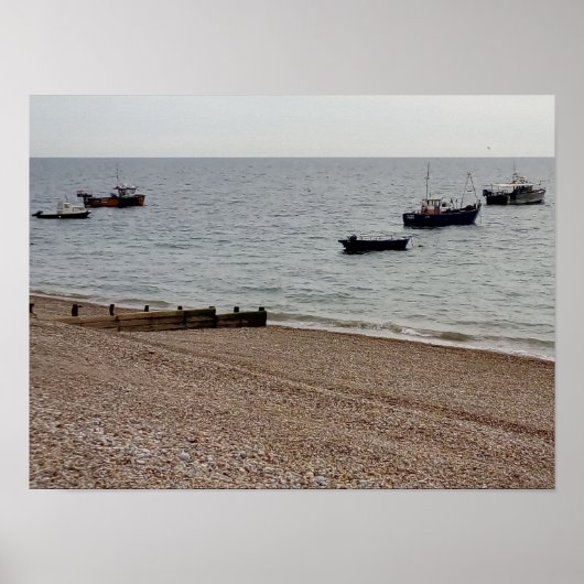 Bateaux à rames.  affiche (Devant)