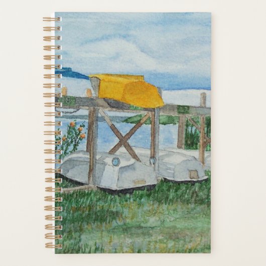 Bateaux à rames d'été Aquarelle (Devant)