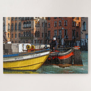 BATEAUX À VENISE Jigsaw Puzzle
