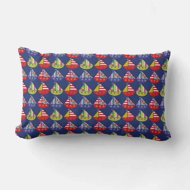 Bateaux à voile, Coussin nautique, Bateaux à voile (Recto)