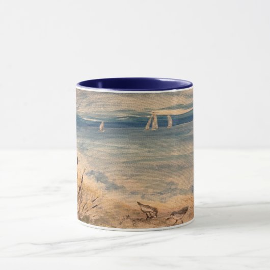 Bateaux à voile Mug (Centre)