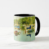 Bateaux à voile sur le lac Harriet Coffee Mug (Devant droit)