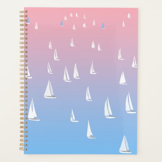 Bateaux à voile sur l'océan (Devant)