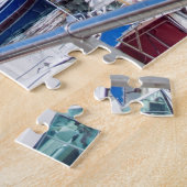 Bateaux Amarrés À Port Puzzle (Côté)