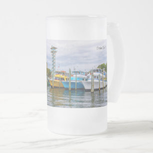 Bateaux amarrés Destin Floride Port Mug givré