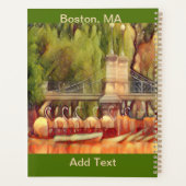 Bateaux cygnes Boston en été (Dos)