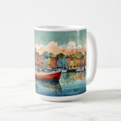 Bateaux d'accueil Café Mug (Devant droit)