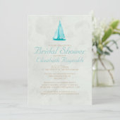 Bateaux de campagne Invitations de douche nuptiale (Debout devant)