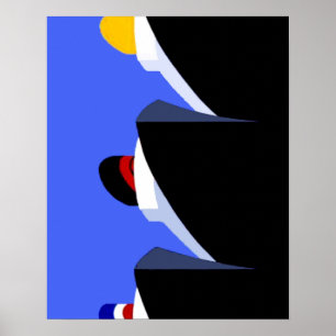 Bateaux de croisière Poster vintage Ocean Liner