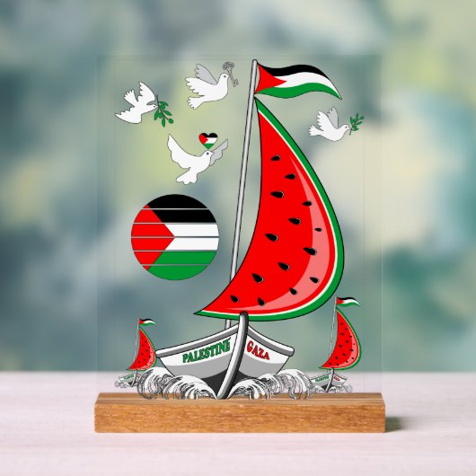 Bateaux de la Flottille de la Liberté Mondiale à G (Neutre)