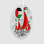 Bateaux de la Flottille de la Liberté Mondiale à G (devant)