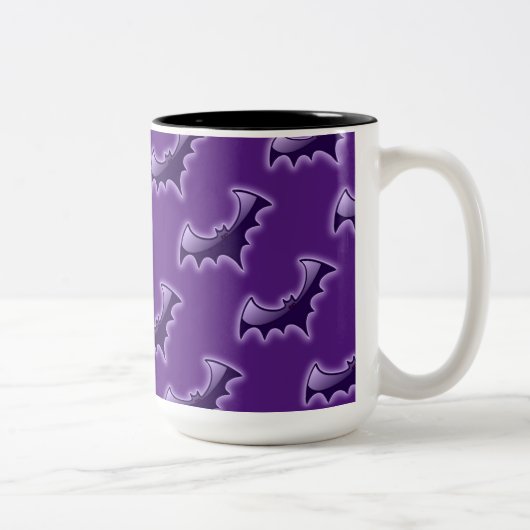 Bateaux de nuit pourpres Mug (Droit)