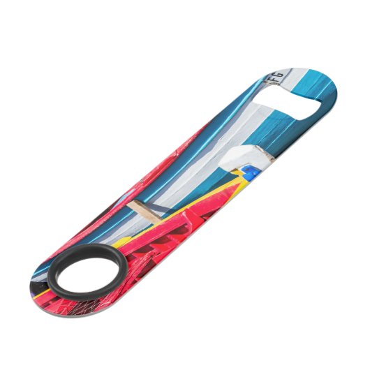 Bateaux de pêche colorés, Cap-Vert (Dos Angle)