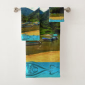 Bateaux de pêche de la rivière Mismaloya 0344 (En situation)