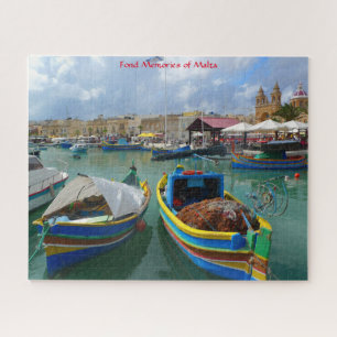 Bateaux de pêche de Malte. Puzzle
