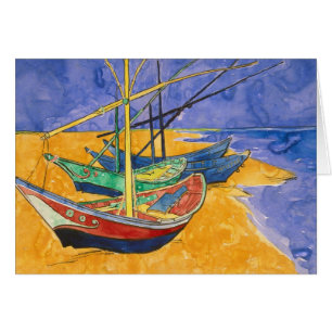 Bateaux de pêche de Vincent van Gogh sur la